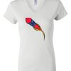 Women's Short Sleeve V-Neck T-Shirt Thumbnail