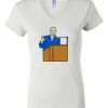 Women's Short Sleeve V-Neck T-Shirt Thumbnail