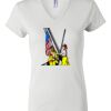 Women's Short Sleeve V-Neck T-Shirt Thumbnail