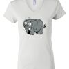 Women's Short Sleeve V-Neck T-Shirt Thumbnail