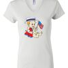 Women's Short Sleeve V-Neck T-Shirt Thumbnail