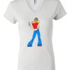 Women's Short Sleeve V-Neck T-Shirt Thumbnail