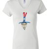 Women's Short Sleeve V-Neck T-Shirt Thumbnail