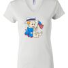 Women's Short Sleeve V-Neck T-Shirt Thumbnail