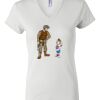 Women's Short Sleeve V-Neck T-Shirt Thumbnail