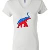 Women's Short Sleeve V-Neck T-Shirt Thumbnail