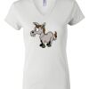 Women's Short Sleeve V-Neck T-Shirt Thumbnail