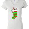 Women's Short Sleeve V-Neck T-Shirt Thumbnail