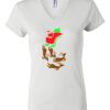 Women's Short Sleeve V-Neck T-Shirt Thumbnail