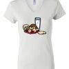 Women's Short Sleeve V-Neck T-Shirt Thumbnail