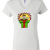 Women's Short Sleeve V-Neck T-Shirt Thumbnail