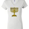 Women's Short Sleeve V-Neck T-Shirt Thumbnail