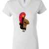 Women's Short Sleeve V-Neck T-Shirt Thumbnail