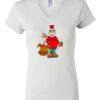 Women's Short Sleeve V-Neck T-Shirt Thumbnail