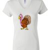 Women's Short Sleeve V-Neck T-Shirt Thumbnail