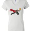 Women's Short Sleeve V-Neck T-Shirt Thumbnail