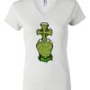 Women's Short Sleeve V-Neck T-Shirt Thumbnail