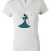 Women's Short Sleeve V-Neck T-Shirt Thumbnail