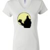 Women's Short Sleeve V-Neck T-Shirt Thumbnail