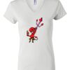 Women's Short Sleeve V-Neck T-Shirt Thumbnail