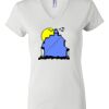 Women's Short Sleeve V-Neck T-Shirt Thumbnail