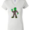 Women's Short Sleeve V-Neck T-Shirt Thumbnail