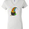 Women's Short Sleeve V-Neck T-Shirt Thumbnail