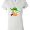 Women's Short Sleeve V-Neck T-Shirt Thumbnail