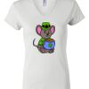 Women's Short Sleeve V-Neck T-Shirt Thumbnail