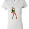 Women's Short Sleeve V-Neck T-Shirt Thumbnail