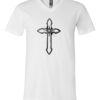 Men's Short Sleeve V-Neck T-Shirt Thumbnail